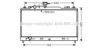 AVA QUALITY COOLING MZ2227 Radiator, engine cooling